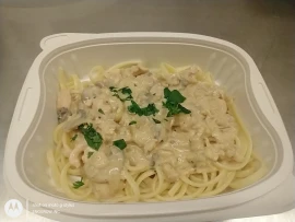 Pâtes crèmeuses au Poulet